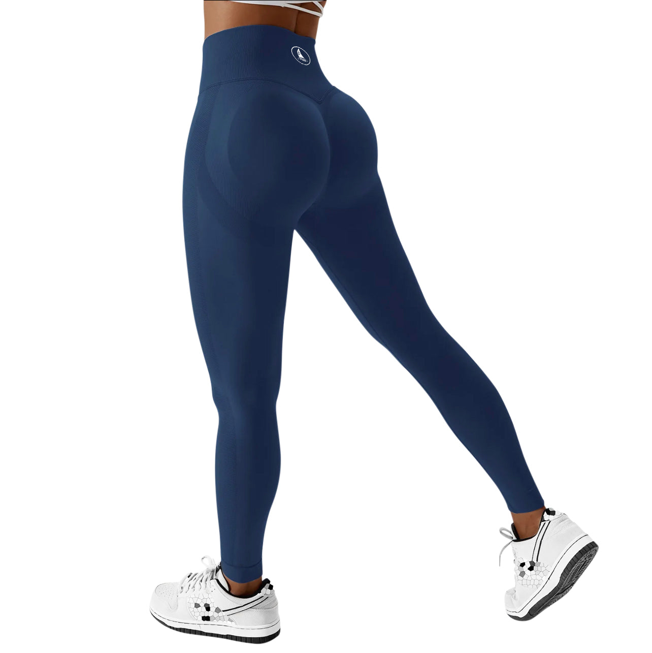 GYMORKA - Famous Navy Blue Squat Proof Leggings with Logo