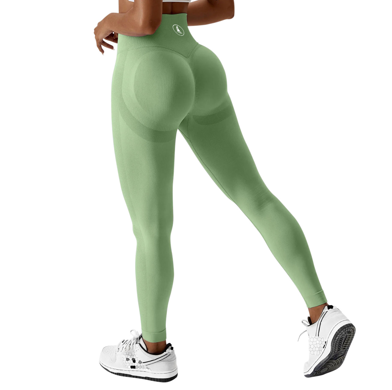 GYMORKA - Famous Light Green Squat Proof Leggings with Logo