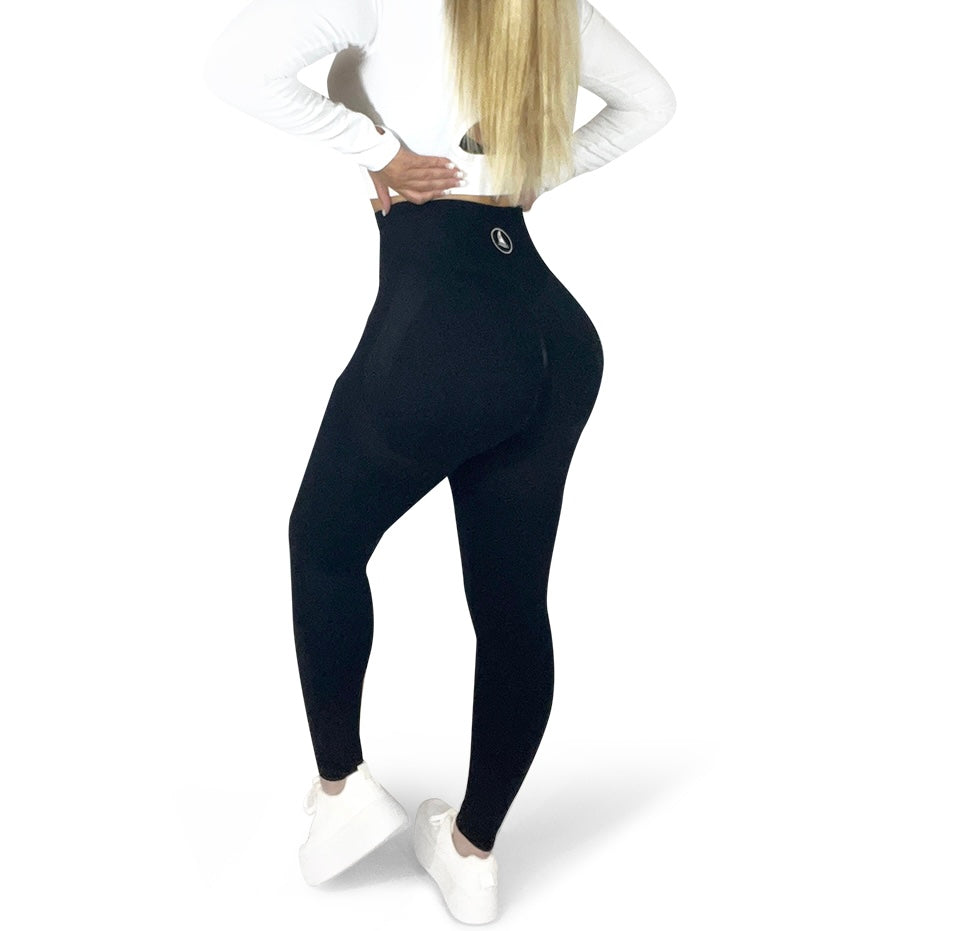 GYMORKA - Famous Black Squat Proof Leggings with Logo