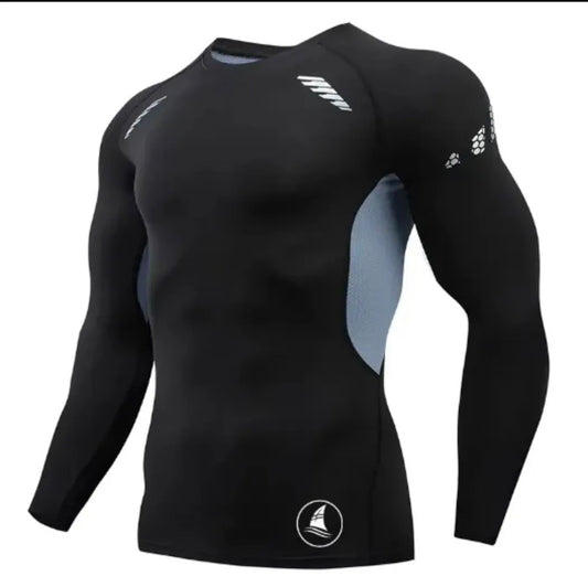 GYMORKA - NEW Endurance-Core Men's Long Sleeve Sportswear Shirt