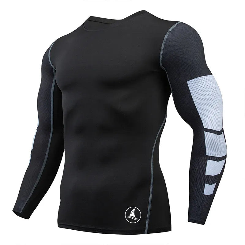 GYMORKA - NEW Endurance-Core Men's Long Sleeve Sportswear Shirt