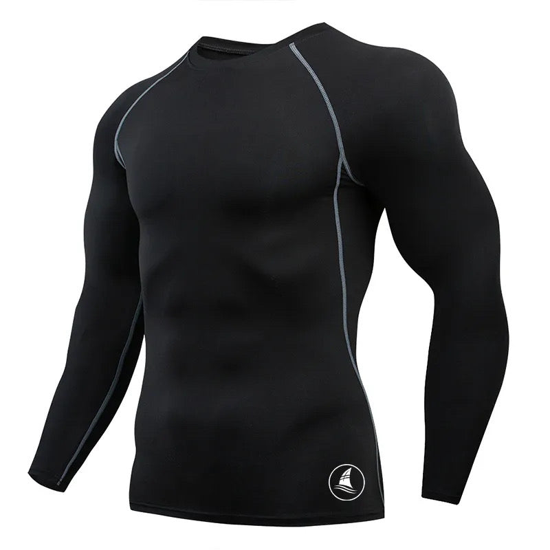 GYMORKA - NEW Endurance-Core Men's Long Sleeve Sportswear Shirt